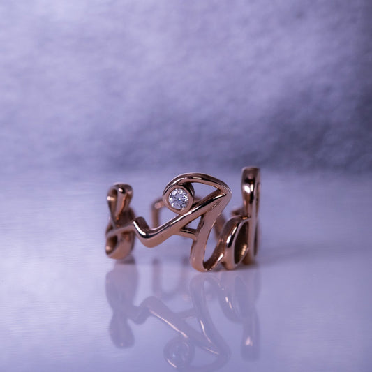 18金 ダイヤモンド イヤーカフ 着用イメージ 高級日本ブランド | ADAMAS