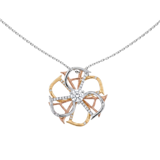 Adamas Flower｜フラワーリング 18K×Dカラーダイヤ